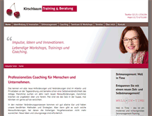 Tablet Screenshot of kirschbaum-beratung.de
